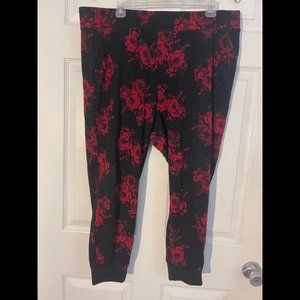Floral Print Torrid Joggers Size 2